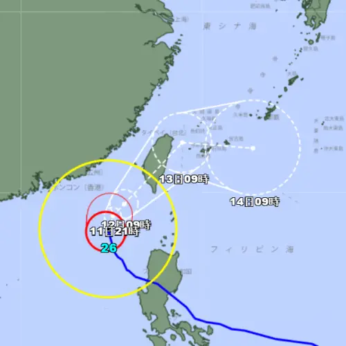 鳳凰颱風大迴轉！日氣象廳預測成「穿心颱」登陸台灣時間曝
