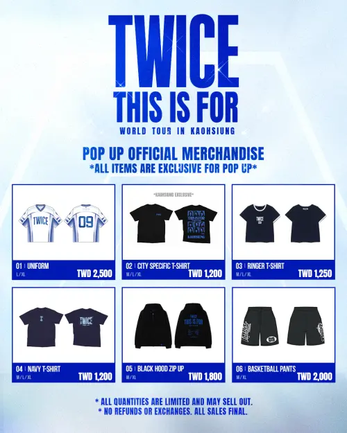 ▲TWICE高雄快閃店限量特典。（圖／Live Nation Taiwan）
