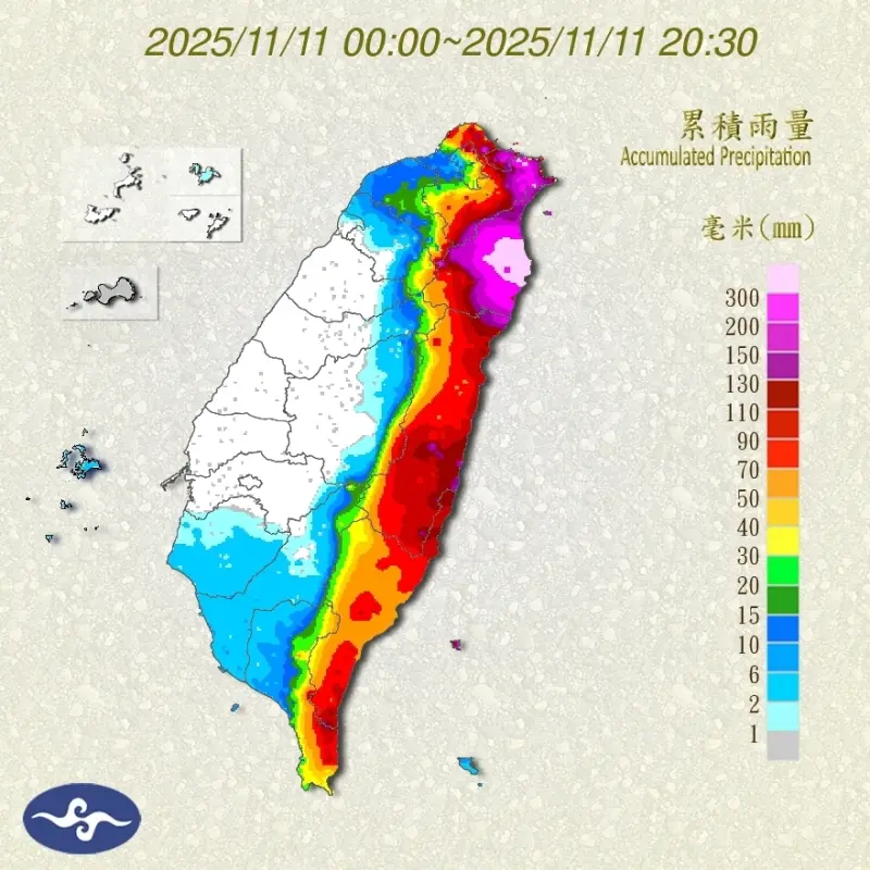 宜蘭超大豪雨釀災情！東澳今累積雨量破783毫米　猛烈雨勢到明晨