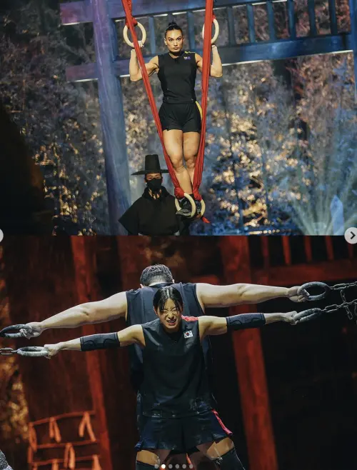 ▲《體能之巔》國家之間的PK，難度再升級。（圖／翻攝自IG@netflixkr）