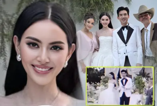 泰國銀幕情侶Mai與Ter修成正果！浪漫婚禮眾星到場祝福
