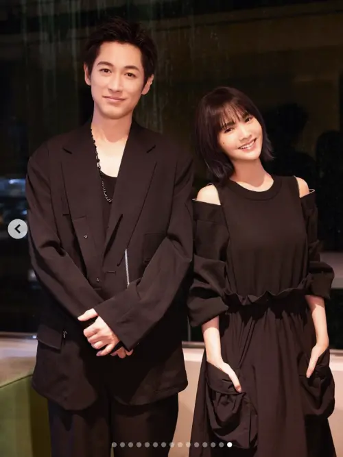 ▲楊丞琳、藤岡靛（圖／翻攝自楊丞琳IG＠rainie77）