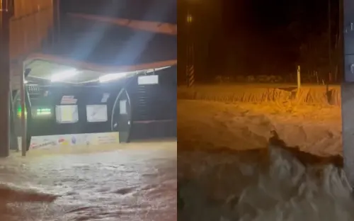 共伴暴雨狂轟蘇澳！武荖坑公車站座椅消失　居民嘆：沒辦法住人了
