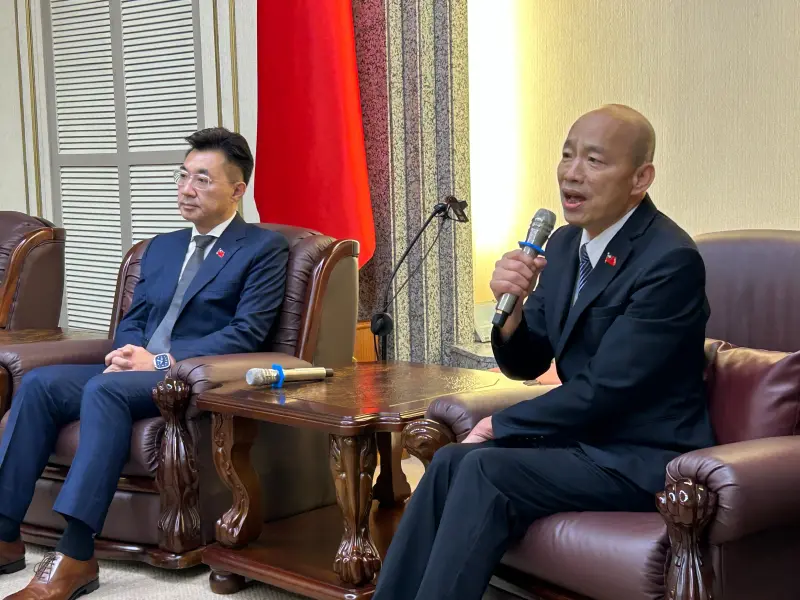 批賴清德「自己生病讓別人吃藥」　韓國瑜：別再消費沈伯洋