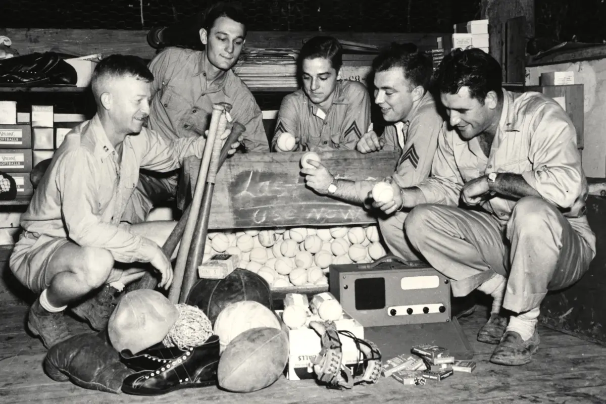 ▲MLB與名人堂共同向那些在戰火中展現勇氣與愛國精神的球員致敬。據官方統計，二戰期間共有超過500名大聯盟球員投身軍旅，其中有兩人——奧尼爾（Harry O’Neill）與吉迪恩（Elmer Gedeon）戰死沙場。（圖／美聯社／達志影像）