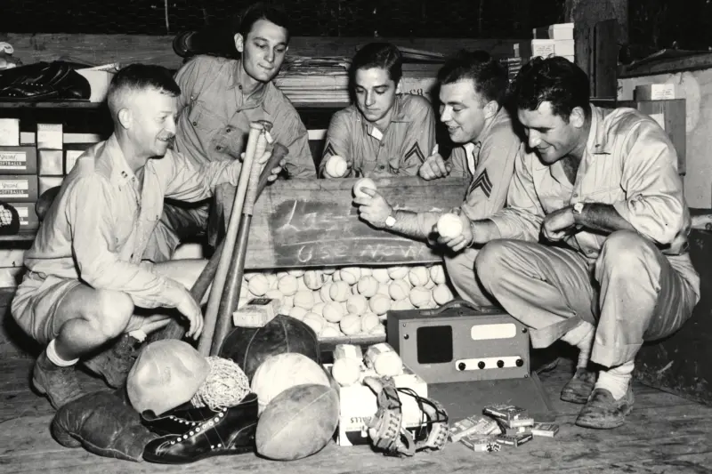 ▲MLB與名人堂共同向那些在戰火中展現勇氣與愛國精神的球員致敬。據官方統計，二戰期間共有超過500名大聯盟球員投身軍旅，其中有兩人——奧尼爾（Harry O’Neill）與吉迪恩（Elmer Gedeon）戰死沙場。（圖／美聯社／達志影像）