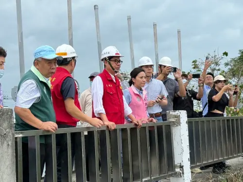 鳳凰颱風逼近　陳其邁巡察永安、茄萣、路竹三區防汛整備
