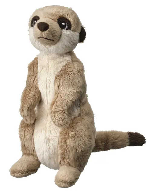 ▲SANDLÖPARE填充玩具，狐獴／米色，20公分，售價199元。（圖／IKEA提供）