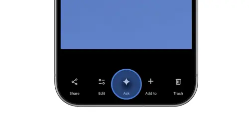 ▲全新「Ask」按鈕可在瀏覽照片時直接提問，如照片是哪一天拍的？或加亮背景等功能。（圖／翻攝官網）
