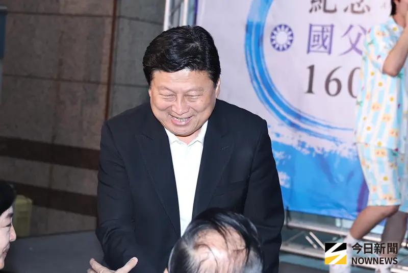 ▲國民黨立院黨團總召傅崐萁拋出修改《公投法》，讓民眾能夠透過公投複決憲法法庭裁判。（圖／記者朱永強攝，2025.11.12）