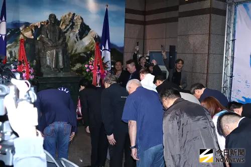 ▲國民黨今天舉行總理誕辰160週年紀念日活動。（圖／記者朱永強攝，2025.11.12）