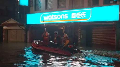 ▲宜蘭縣蘇澳鎮淹水災情嚴重。（圖／蘇澳鎮公所臉書）