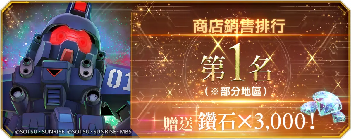 《SD鋼彈 G世代 永恆》歡慶日本國外部分地區榮登銷售排行第一！