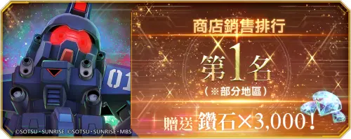 《SD鋼彈 G世代 永恆》歡慶日本國外部分地區榮登銷售排行第一！
