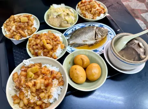 Braised Pork Rice, a common meal in Taiwan, is considered a typical Taiwanese food and an integral part of the lives of many Taiwanese. (TCN)