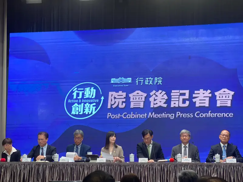 ▲行政院今日通過「中央政府花蓮馬太鞍溪堰塞湖災後重建特別預算案」，總經費達270億元。（圖／記者陳威叡攝，2025.11.13）
