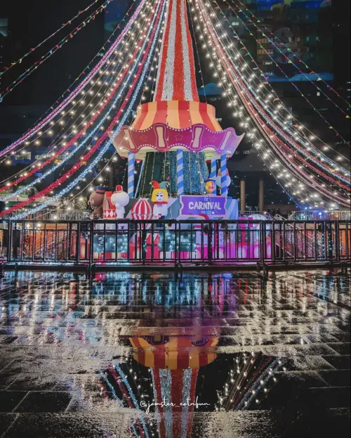 ▲2025新北耶誕城、板橋耶誕城。（圖／Threads@jamster_eatnfun授權提供）