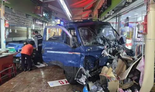 韓國京畿道貨車衝撞市場！多人慘被撞倒　韓媒：至少2死18傷
