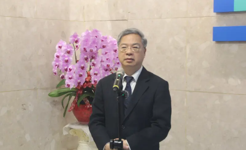 ▲龔明鑫今（16）日涉及台灣出口的課稅項目很少，且台灣出口主力的ICT資通訊產品仍然免稅，因此評估對台影響有限，且也不至於影響到電電公會赴當地設科學園區。（圖／記者鍾泓良攝影）