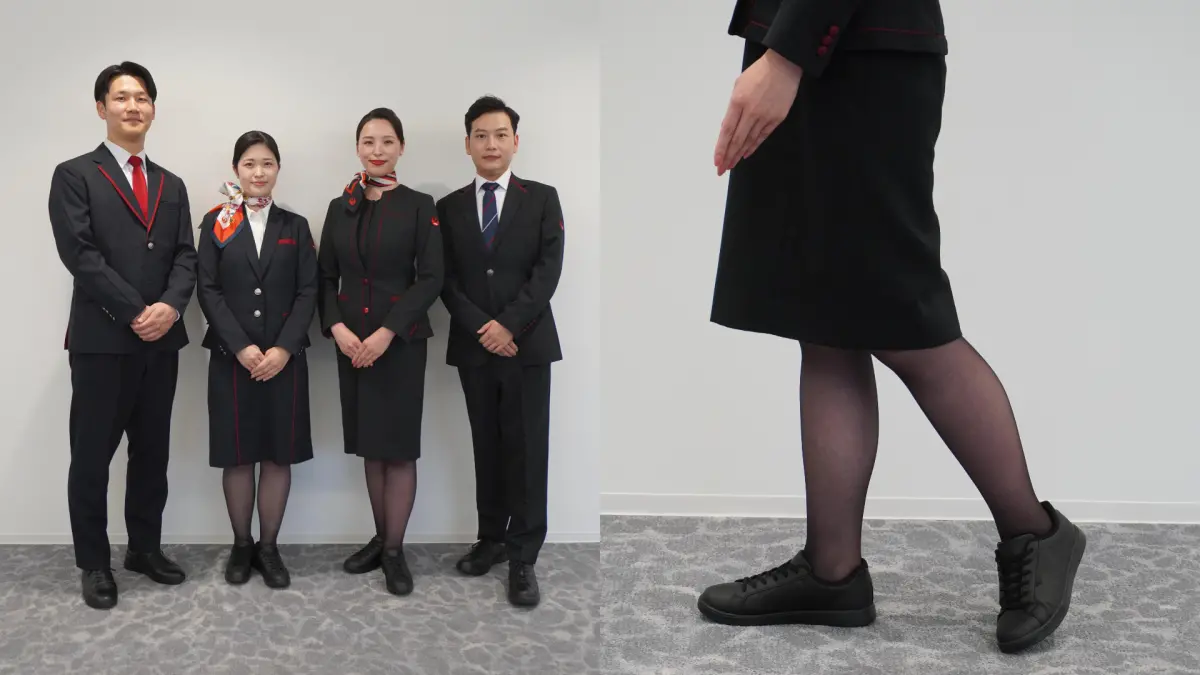 ▲日本航空（JAL）今（13）日推出重大改革，宣布擴大放寬鞋類的限制，將允許空服員和地勤人員穿著運動鞋執勤。（圖／翻攝自JAL官網）