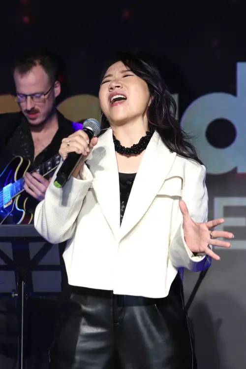 ▲陶晶瑩（如圖）早年以歌手身分出道，今（13）日下午她在Billboard Live TAIPEI音樂餐廳小試身手。（圖／記者朱永強攝影）