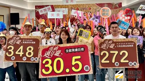 普發萬元助攻！漢神、大立週年慶壓軸拚買氣
