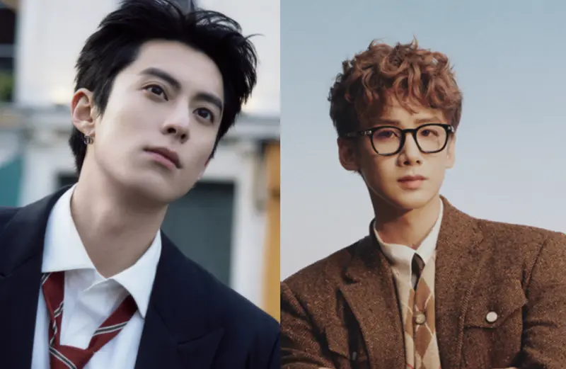 ▲LV品牌大使男星爆雙面人，平時打著溫暖人設，結果和店員拍完照轉身就投訴，王鶴棣（左）和白敬亭（右）也中槍。（圖／翻攝自微博@王鶴棣、@白敬亭）