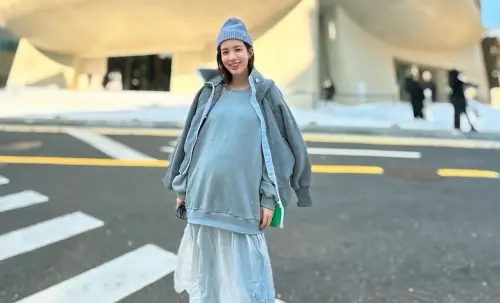 ▲愛雅挺6月大孕肚飛韓國都沒被路人跟店員發現。（圖／愛雅IG@aiyachang1988）