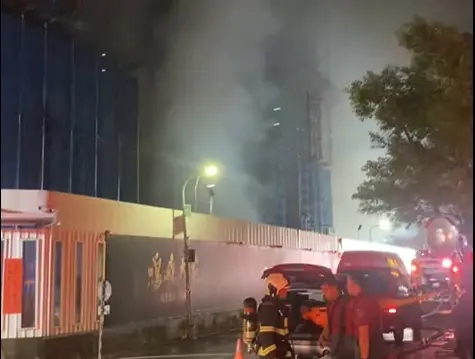 民生社區百億都更「森鳴苑」起火！一戶5500萬起　中工：財損有限