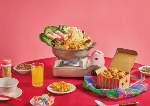 ▲六扇門x繼光香香雞「鹹酥雞火鍋」一鍋三吃快嚐鮮。（圖／六扇門6owldoor.com）