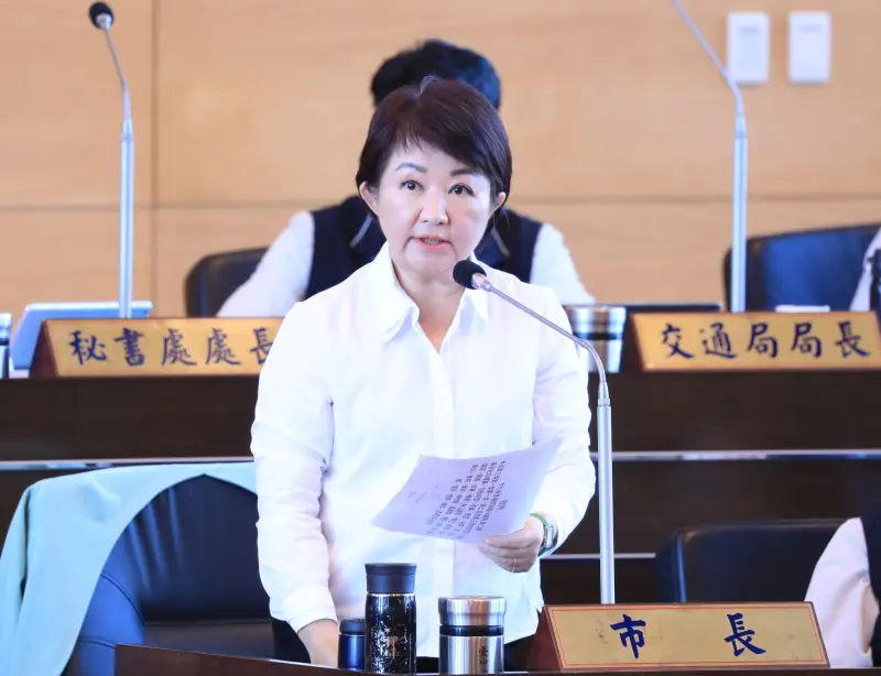 ▲台中市長盧秀燕3度強調，她譴責任何形態的暴力。（圖／台中市政府提供，2025.11.14）