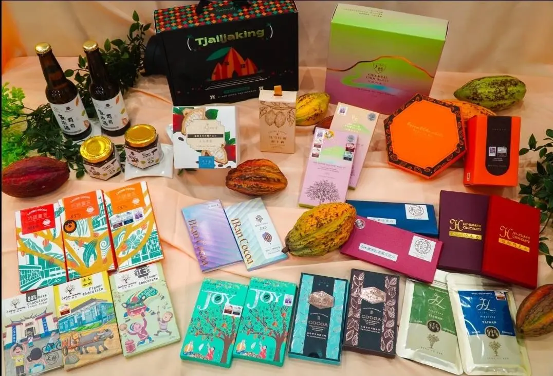 ▲屏東可可香飄進國際茶酒咖啡展，展現南國精品巧克力魅力旋風。（圖／屏東縣府提供）