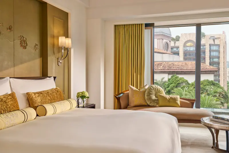 ▲台北文華東方酒店的「豪華客房」將推出每晚只要萬元的優惠，11月17日限時5天下訂有此優惠。（圖／台北文華東方提供bit.ly/MOtaipei）