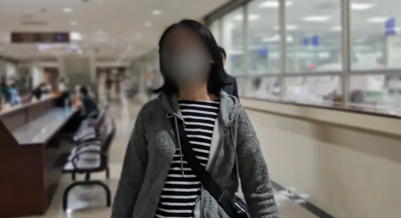 ▲林姓女舍監不認強制、跟騷罪,希望法院判決還她清白。(圖/記者劉松霖攝)