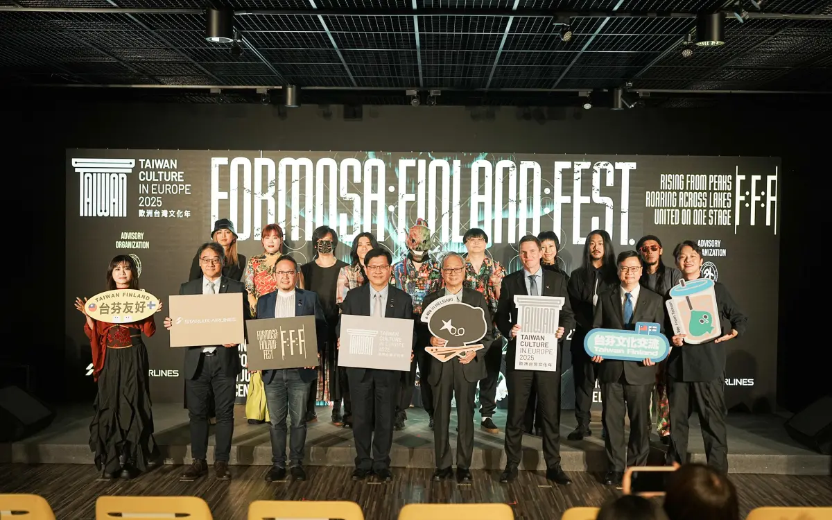▲F:F:F－Formosa：Finland：Fest.台灣X芬蘭音樂節出發記者會合影（圖／文化總會提供）