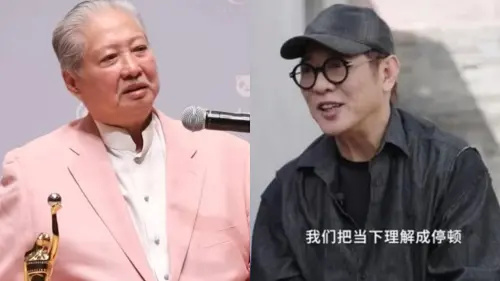 ▲洪金寶（左）、李連杰（右）近期突然回春，掀起外界熱議。（圖／維基百科、李連杰 微博）