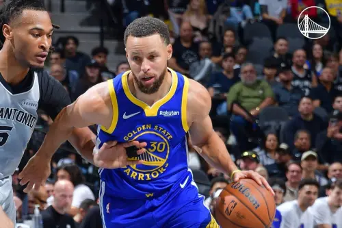 ▲金州勇士靠著當家球星柯瑞（Stephen Curry）狂砍49分的神勇發揮，以及他終場前的關鍵罰球，終場以109：108逆轉馬刺。（圖／取自金州勇士X）