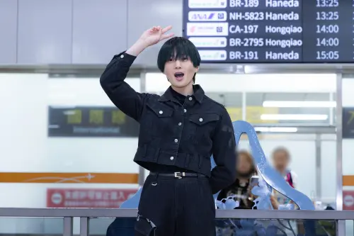 ▲八木勇征一進到接機大廳，看到滿滿粉絲超感動。（圖 / COME ON JKSSP）