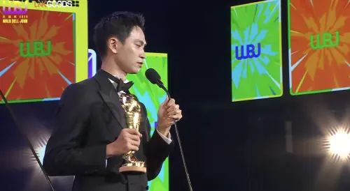 ▲Andy老師獲得走鐘獎年度最佳個人創作者獎。（圖／走鐘獎頒獎典禮 Walk Bell John Awards YT）