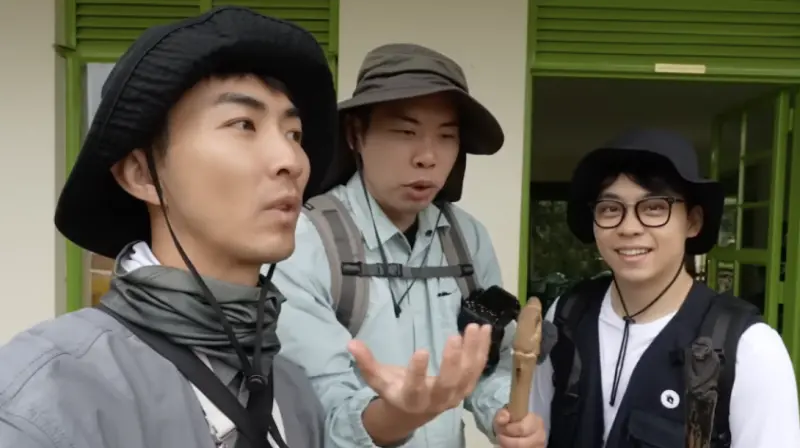 ▲「The DoDo Men－嘟嘟人」由Ian（左）、Eric（中）組成，去年拍片合作賀瓏（右），今（15）日奪下第7屆走鐘獎「有夠烙賽獎」，賀瓏離開台灣、po片吐露35字祝福。（圖／翻攝自The DoDo Men - 嘟嘟人）