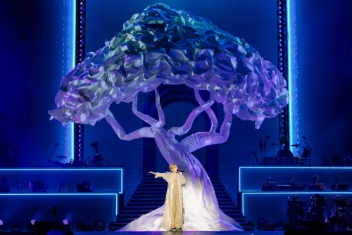 ▲梁靜茹全新世界巡迴演唱會「Bset，茹果我不唱情歌」15日起在上海虹口足球場起跑。（圖／超級圓頂提供）