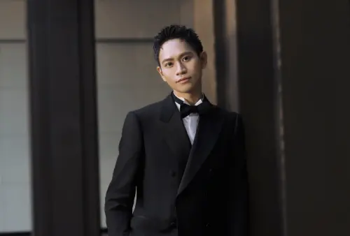 ▲Andy老師穿著高訂西裝參加走鐘獎。（圖／＠andy1994x IG）