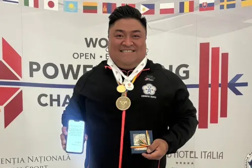 健力世錦／楊森掃1金1銀1銅！賴清德也祝賀　台灣包辦8金11銀7銅
