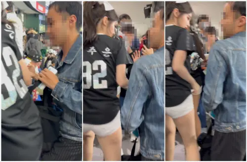 ▲李珠珢赴日應援遇噁男緊貼！遭欺負畫面曝光（圖／翻攝自X@yoshimu_0927）