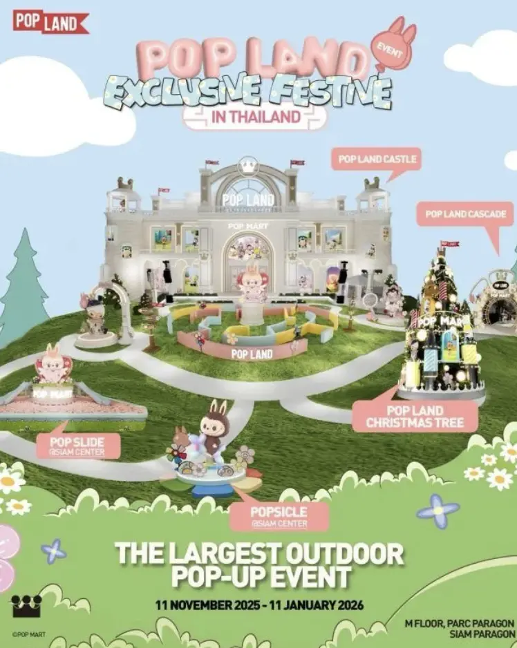 曼谷變身潮玩樂園！泡泡瑪特快閃登場 限定MOKOKO亮相掀打卡熱潮