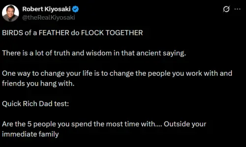 改變人生最快的方式？《富爸爸》作者指出　關鍵在「這兩樣」
