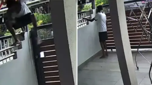 大馬少女獨自在家遭對面鄰居男子翻牆闖入　哭喊求救全被拍下
