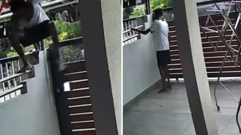 大馬少女獨自在家遭對面鄰居男子翻牆闖入　哭喊求救全被拍下