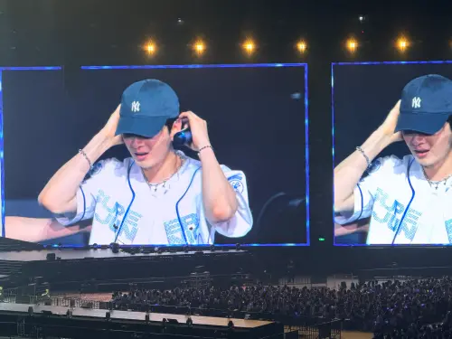 ▲銀赫被粉絲感動到落淚，忘記原本要說的話。（圖／讀者提供）