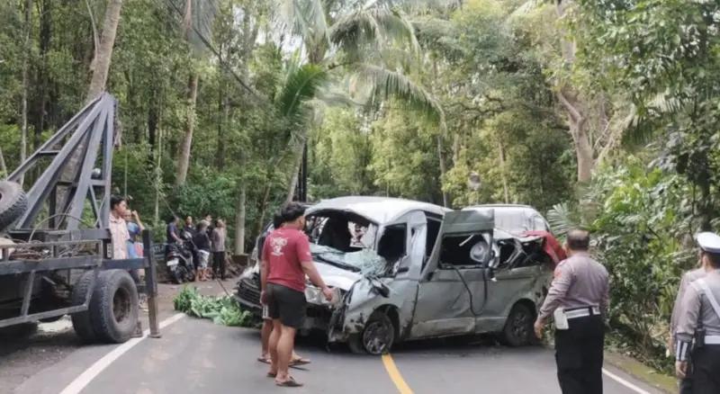 峇里島迷你巴士山路失控墜溝　13名中國籍遊客遇難釀5死8傷悲劇